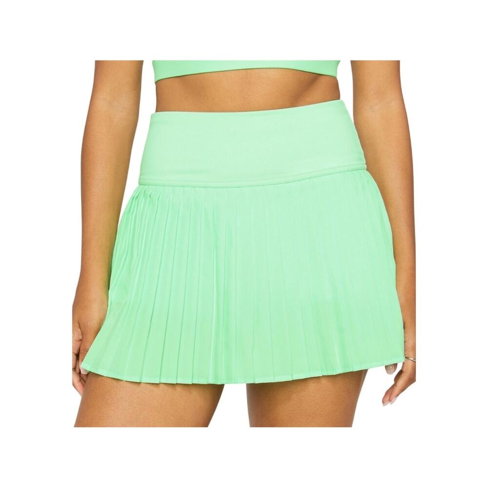 Fabletics Mint Green Hot Shot Pleated Athleisure Workout Tennis Skirt Skort